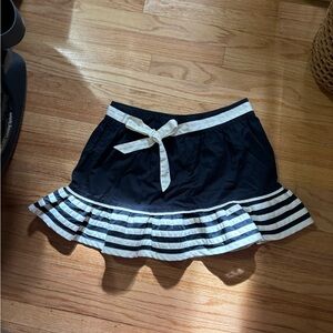 Marc Jacobs black and white flounce skirt sz 2 vintage 2000s